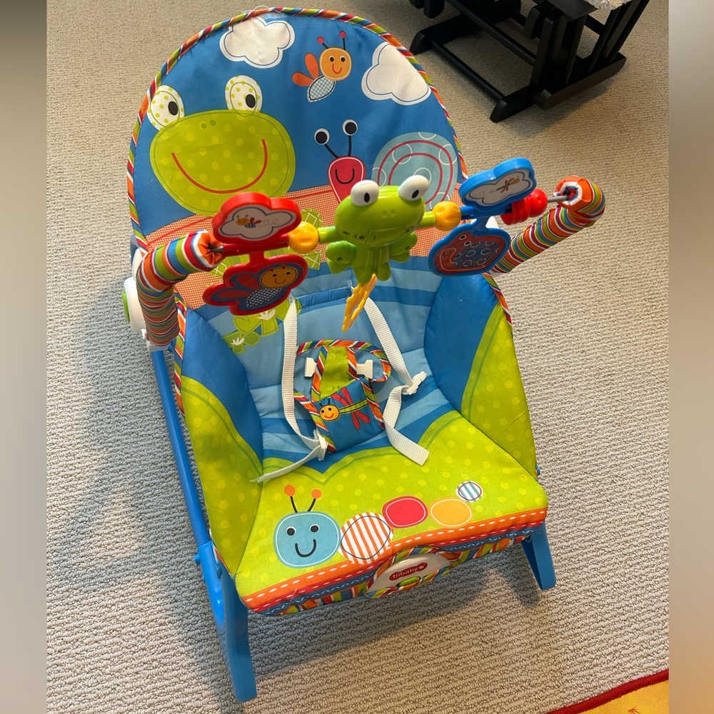 Vibrating baby rocker